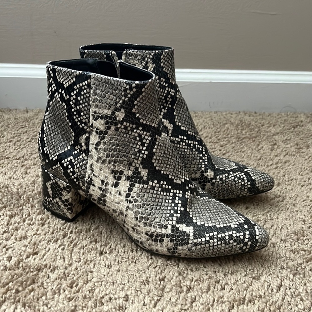 Snakeskin boots